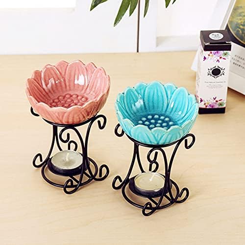 Tealight Wax Melter Oil Burner with Iron Tray