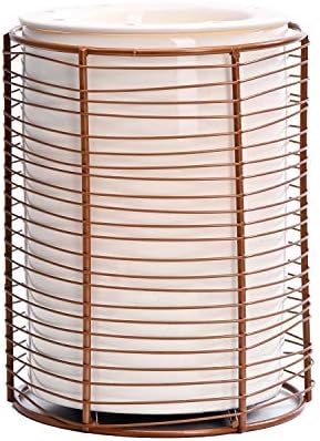 ASAWASA Ceramic Wax Melts Warmer with Iron Frame