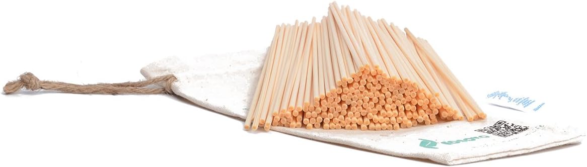 Resafy Reed Diffuser Sticks 9 Inches 3mm Diameter Pack of 100
