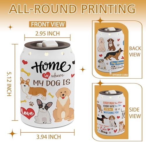 Dog Wax Melt Warmer Ceramic Dog Decor Cozy Home Fragrance
