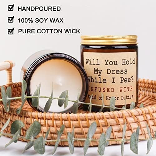 Vanilla Scent Soy Wax Gifts for Women Bridesmaids and Mays