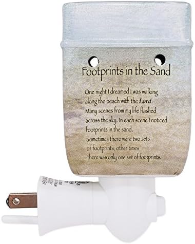 Footprints in The Sand Ceramic Wax Warmer by Elanze Designs