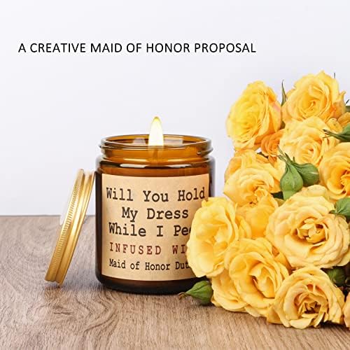 Vanilla Scent Soy Wax Gifts for Women Bridesmaids and Mays