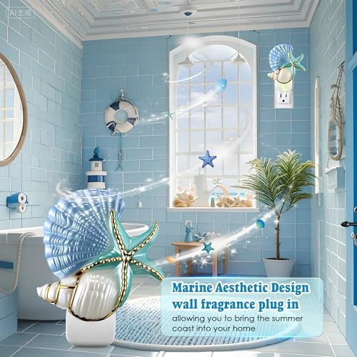 Marine Style Wall Fragrance Plug with Night Light