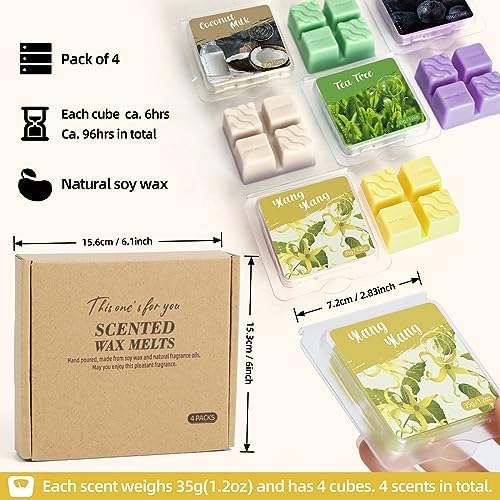 SENSHMAY Soy Wax Melts Gift Set 4 Scents