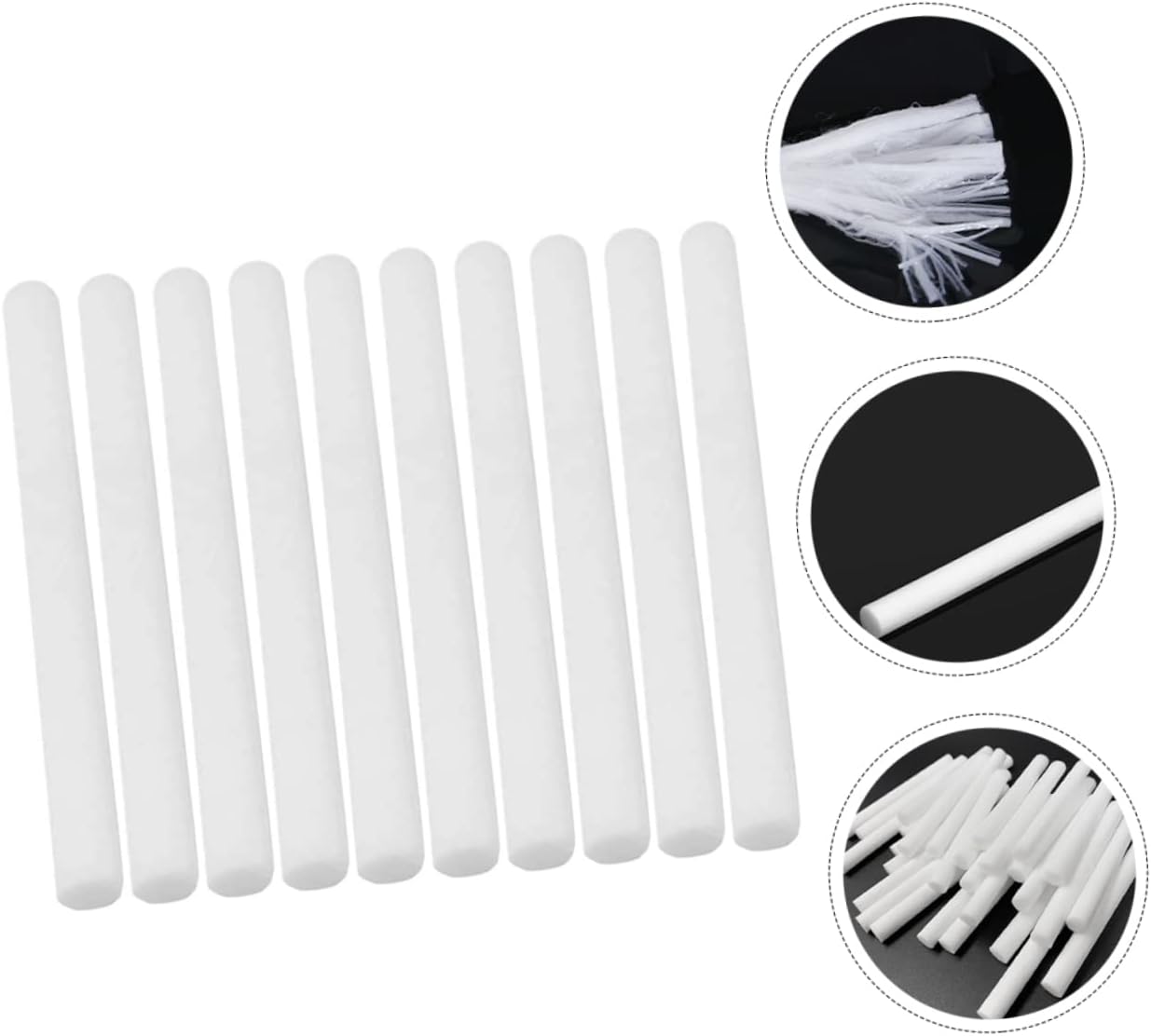 10pcs White Aroma Diffuser Sticks for Home Fragrance