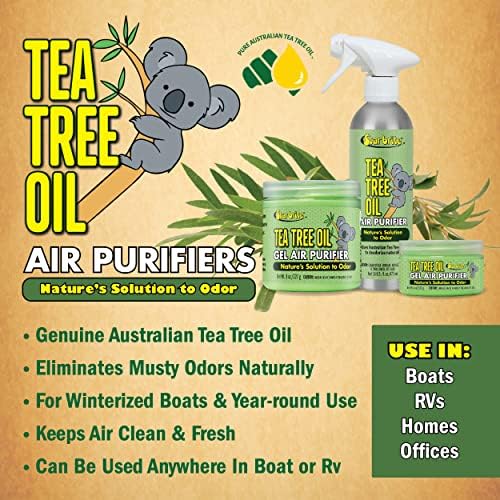 STAR BRITE ATTIA-Certified Pure Tea Tree Oil Gel Air Purifier 4 OZ