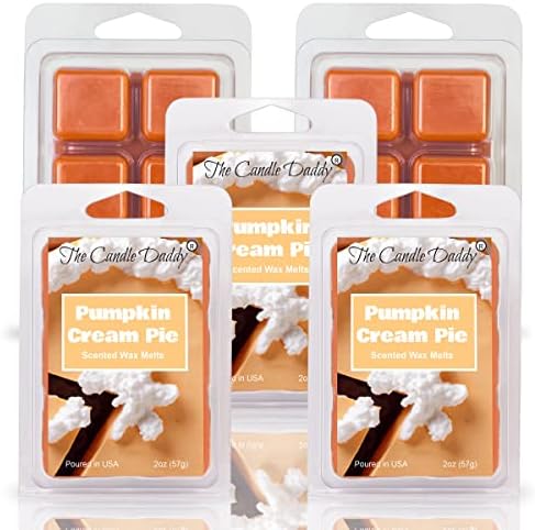 Candle Daddy Pumpkin Cream Pie Wax Melts - 2 Oz 6 Cubes Fall Spice