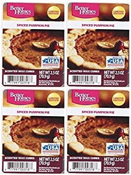 NITRO Better Homes and Gardens Spiced Pumpkin Pie Wax Cubes 4-Pack