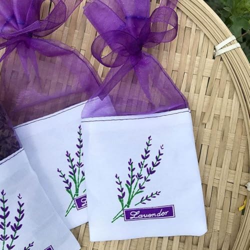 Empty Lavender Sachet Bags 50PCS for DIY Gifts Home Fragrance