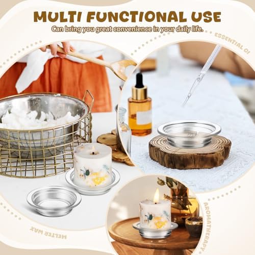 Gatuida 2pcs Glass Fragrant Oil Warmer