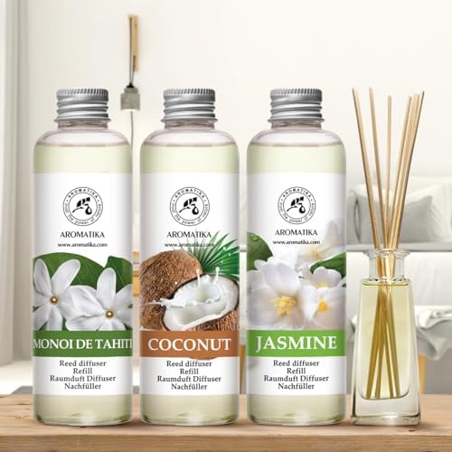 Jasmine Reed Diffuser Refill - Fresh Long Lasting Aroma