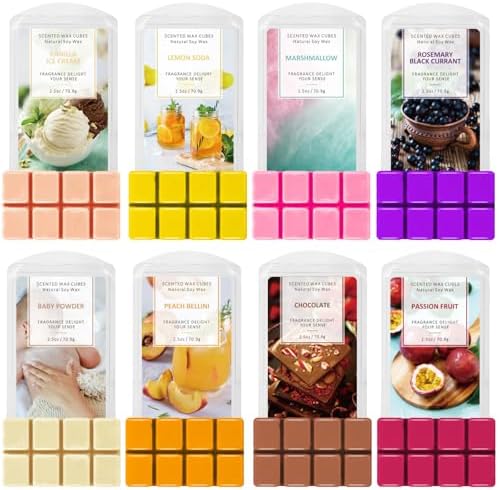 SCENTORINI Wax Melts 8 Flavors 25 OZ Set
