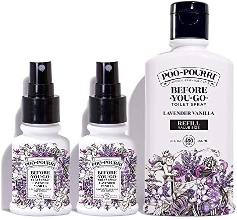 Poo-Pourri Lavender Vanilla Refill Set