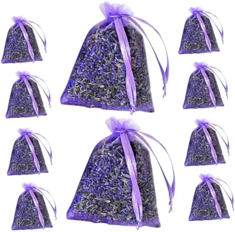 10pcs Lavender Sachets for Closets Home Fragrance Fresheners