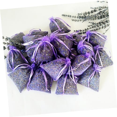 Wakauto 10Pcs Lavender Sachet Bags for Home Wardrobe and Car Freshener