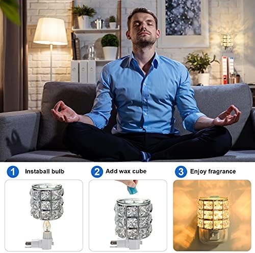 DRQ Plug-In Wax Warmer Crystal Design