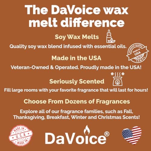 DaVoice Premium Soy Wax Melts for Christmas Warmers