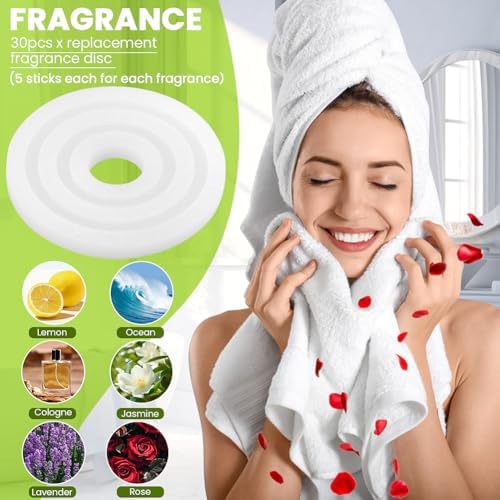 EMVANV 30 Pack Replacement Fragrance Discs for Towel Warmer