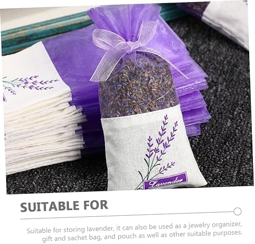 50pcs Empty Lavender Sachet Bags for Home Decor