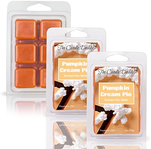 Candle Daddy Pumpkin Cream Pie Wax Melts - 2 Oz 6 Cubes Fall Spice
