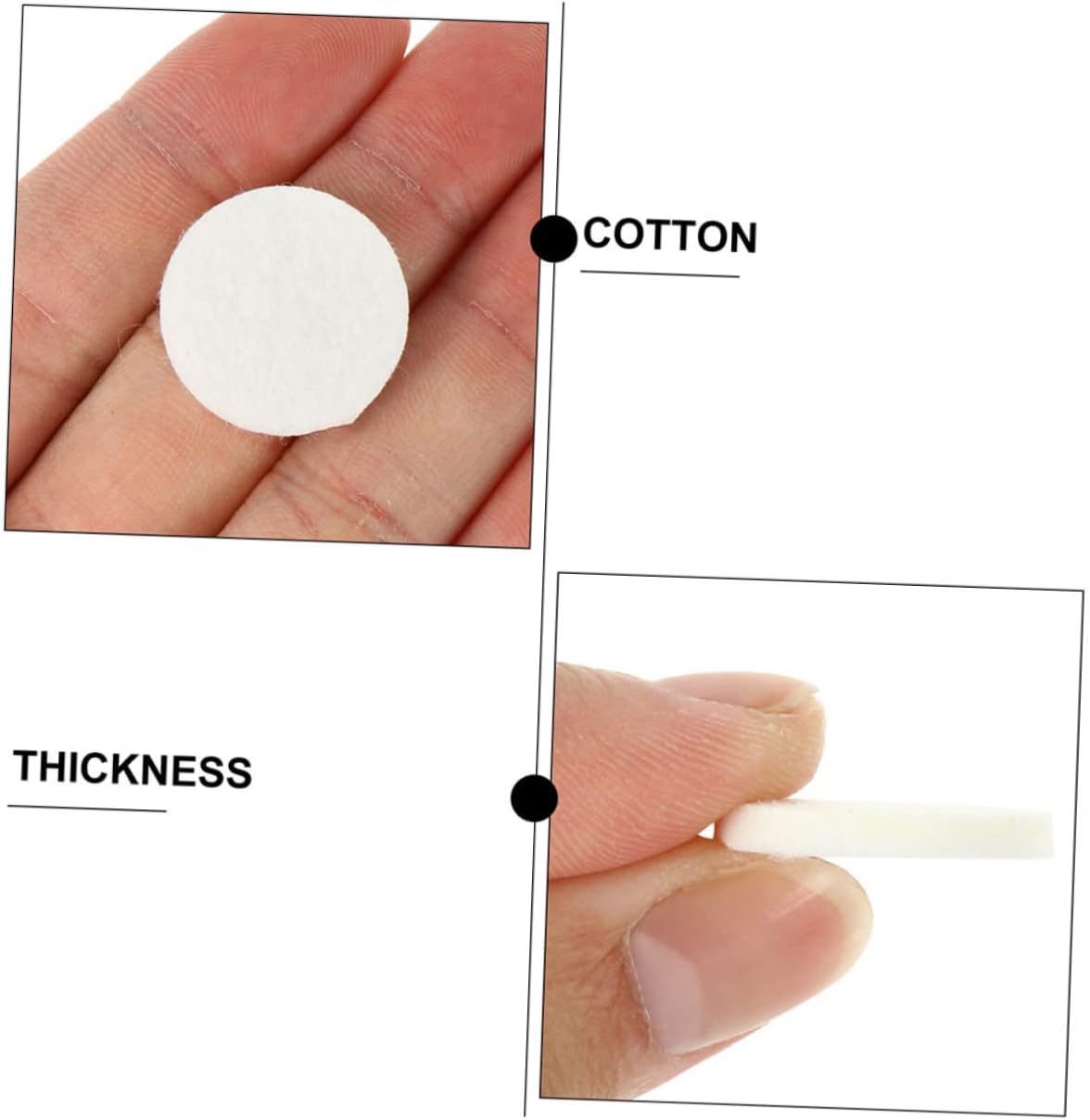 100Pcs Essential Oil Diffuser Pads for Aromatherapy Necklace