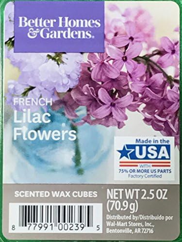 Better Homes and Gardens French Lilac Scented Wax Cubes 4-Pack