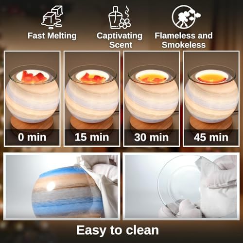 Strirumo Wax Warmer with Timer and Night Light