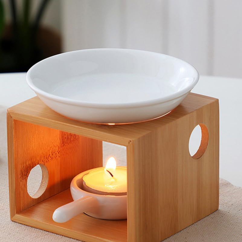 6PCS Ceramic Dish for Wax Warmers and Oil Burners