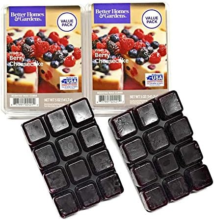 2 Pack Wild Berry Cheesecake Wax Cubes 24 Cubes