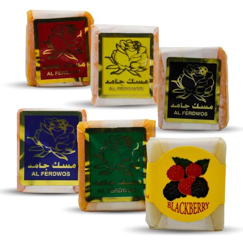 Egyptian Islamic Fragrance Perfume Jamid Solid Musk Set 6 Pcs