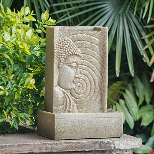 Generic Indoor Buddha Water Fountain with LED Light