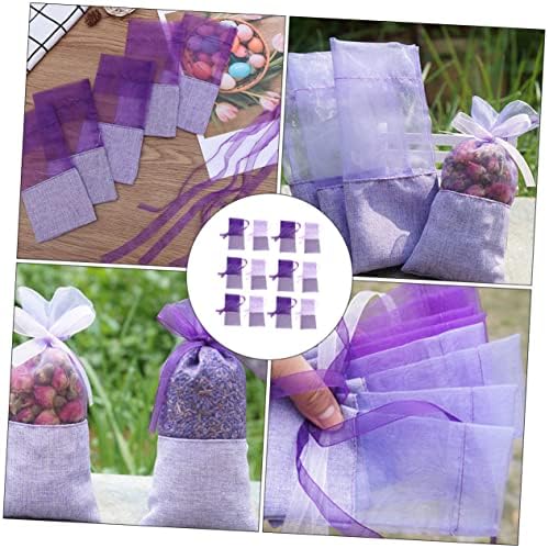 24pcs Lavender Sachet Bags Set for Home and Travel