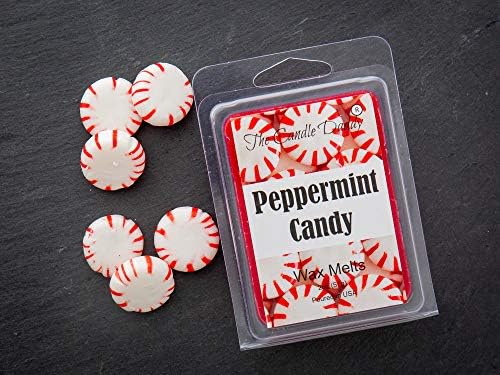 Peppermint Candy Scented Wax Melts - 6 Cubes 2 Ounces