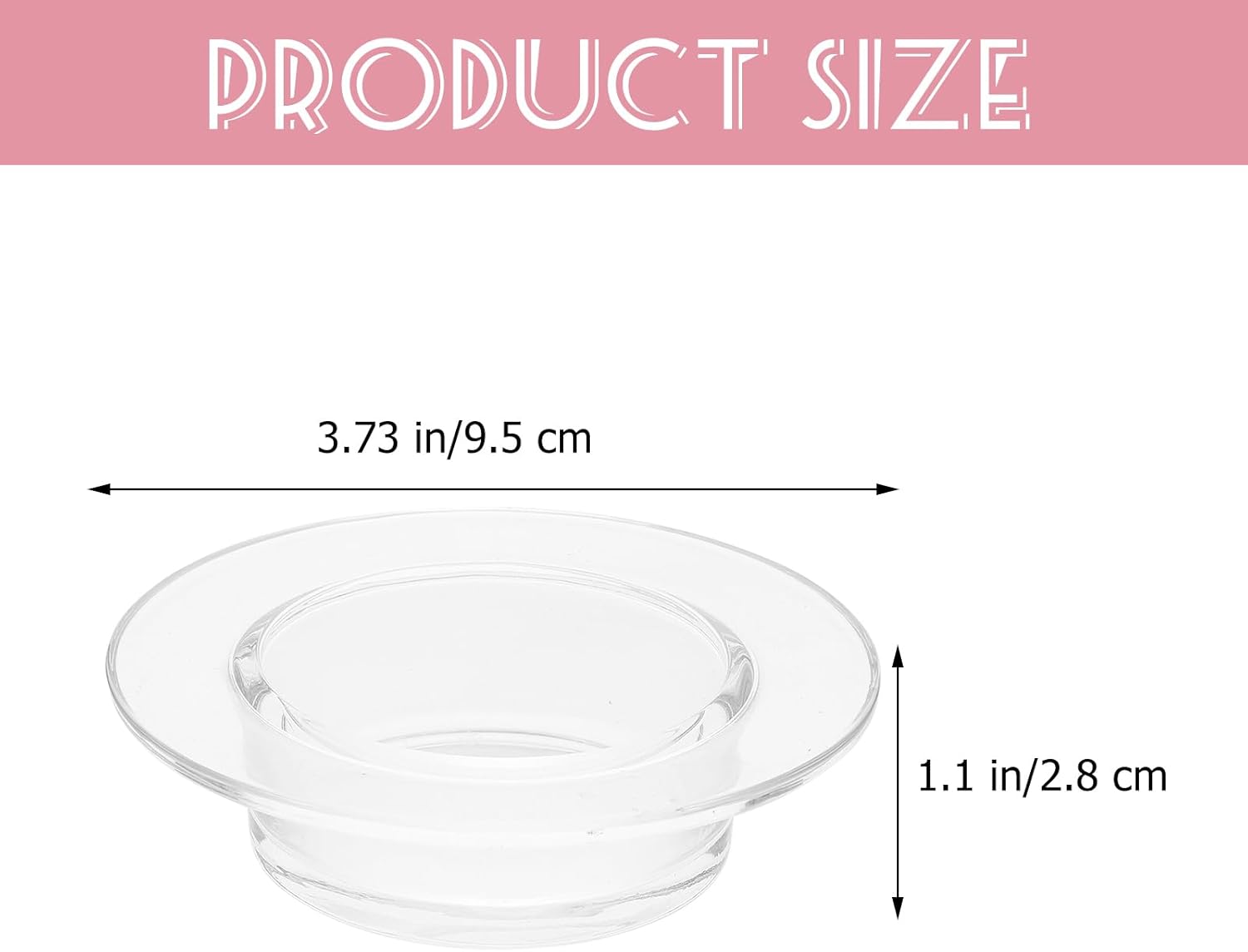 IMIKEYA Scented Votive Candle Wax Warmer Bowl