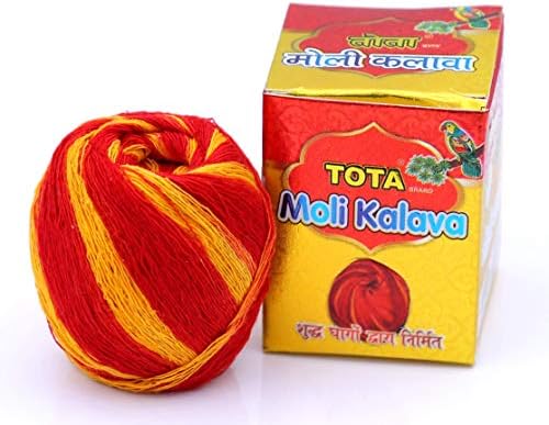 VRINDAVANBAZAAR COM TOTA Moli Kalava for Puja