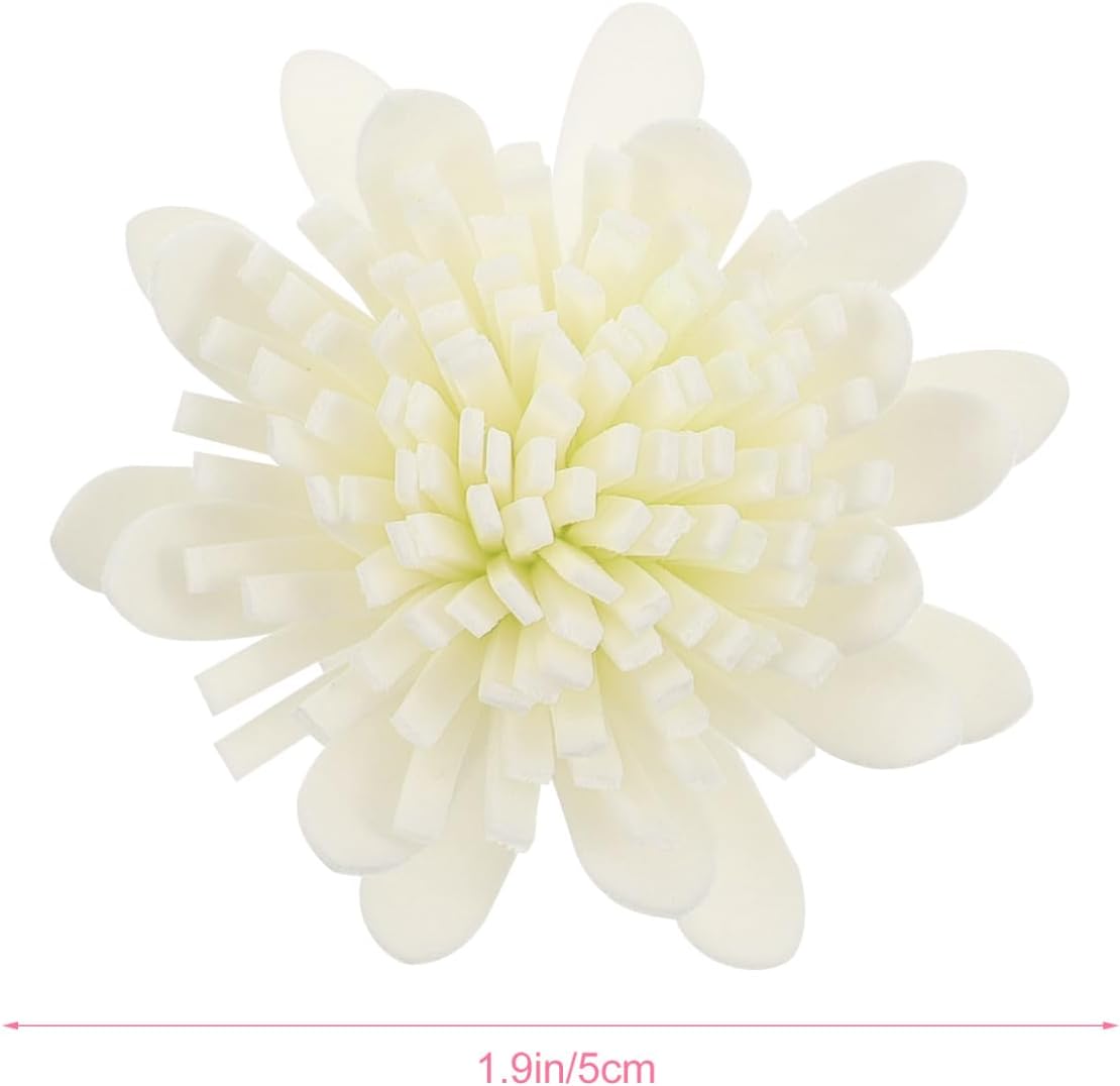 100pcs White Floral Reed Diffuser Aromatherapy Accessories