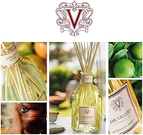 Dr Vranjes Ginger Lime 250ml Diffuser with 3 White Sticks