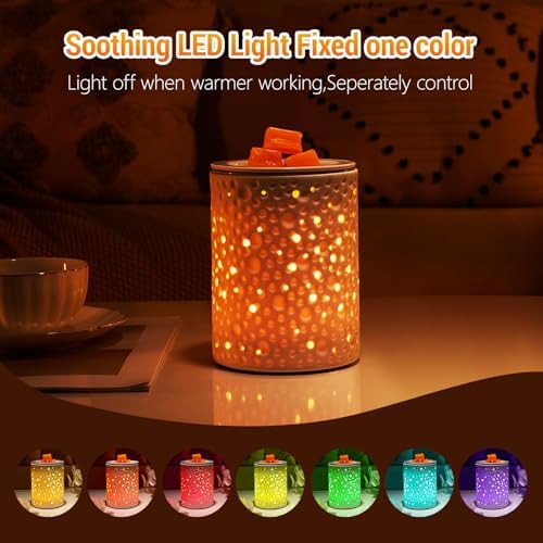 Planet Ceramic Electric Wax Melter with Timer and LED Light