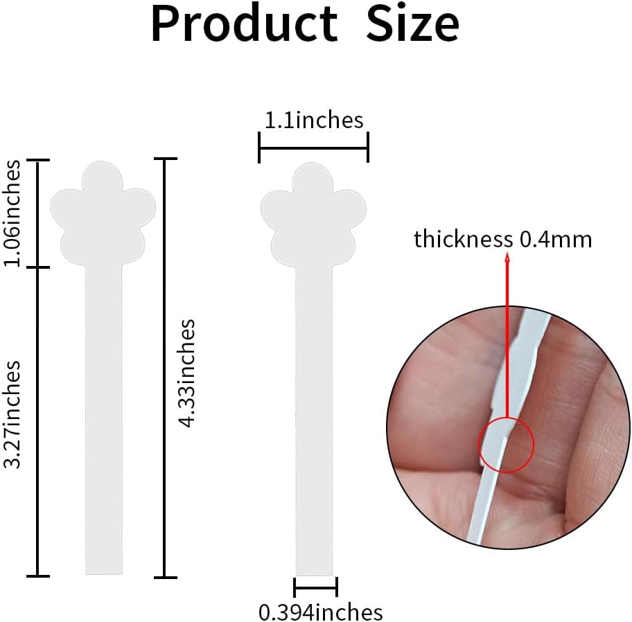 100 Pcs Perfume Test Strips White Fragrance Blotter Cards
