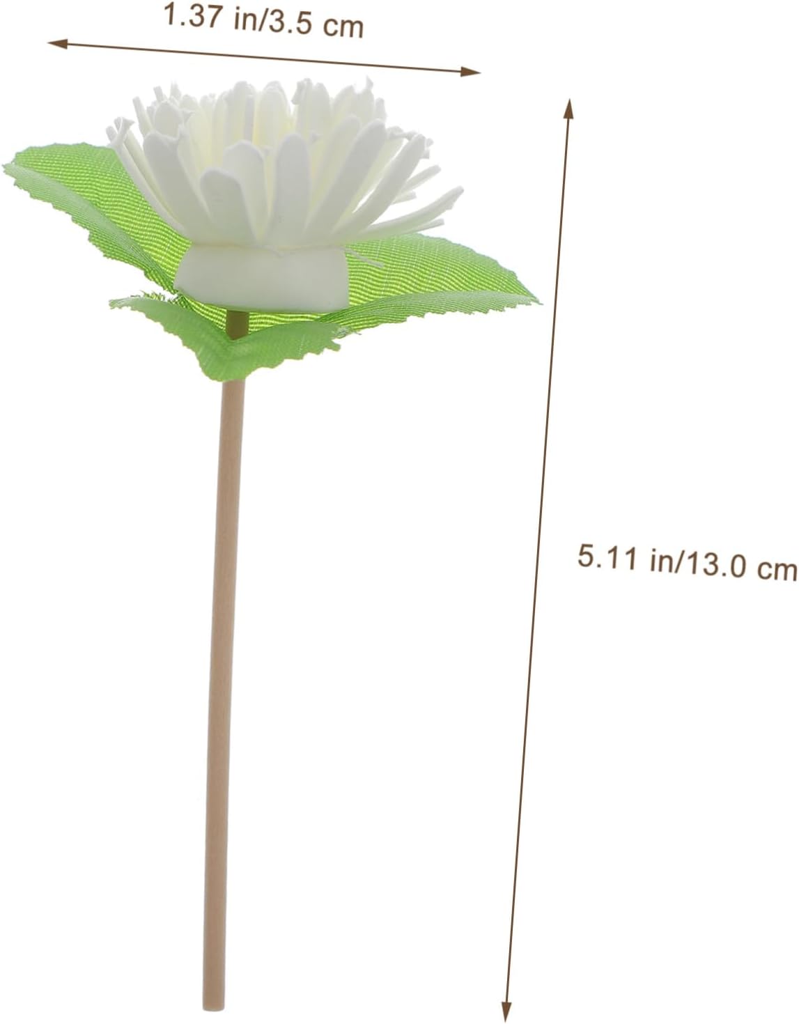 3pcs Dried Flower Glass Diffuser for Home Office Decor
