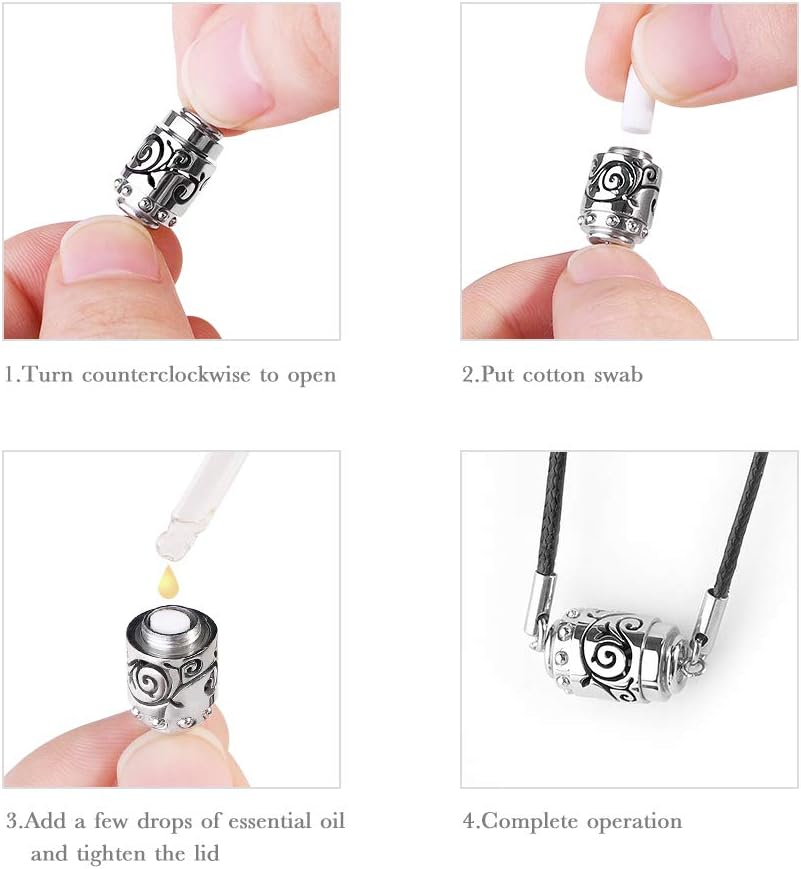 20PCS Diffuser Necklace Refill Sticks for Pendulum Aroma Necklace
