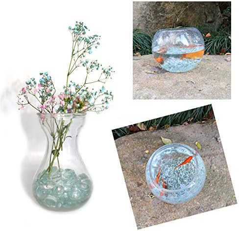Clear Glass Marbles for Vases 5 LB Decorative Stones