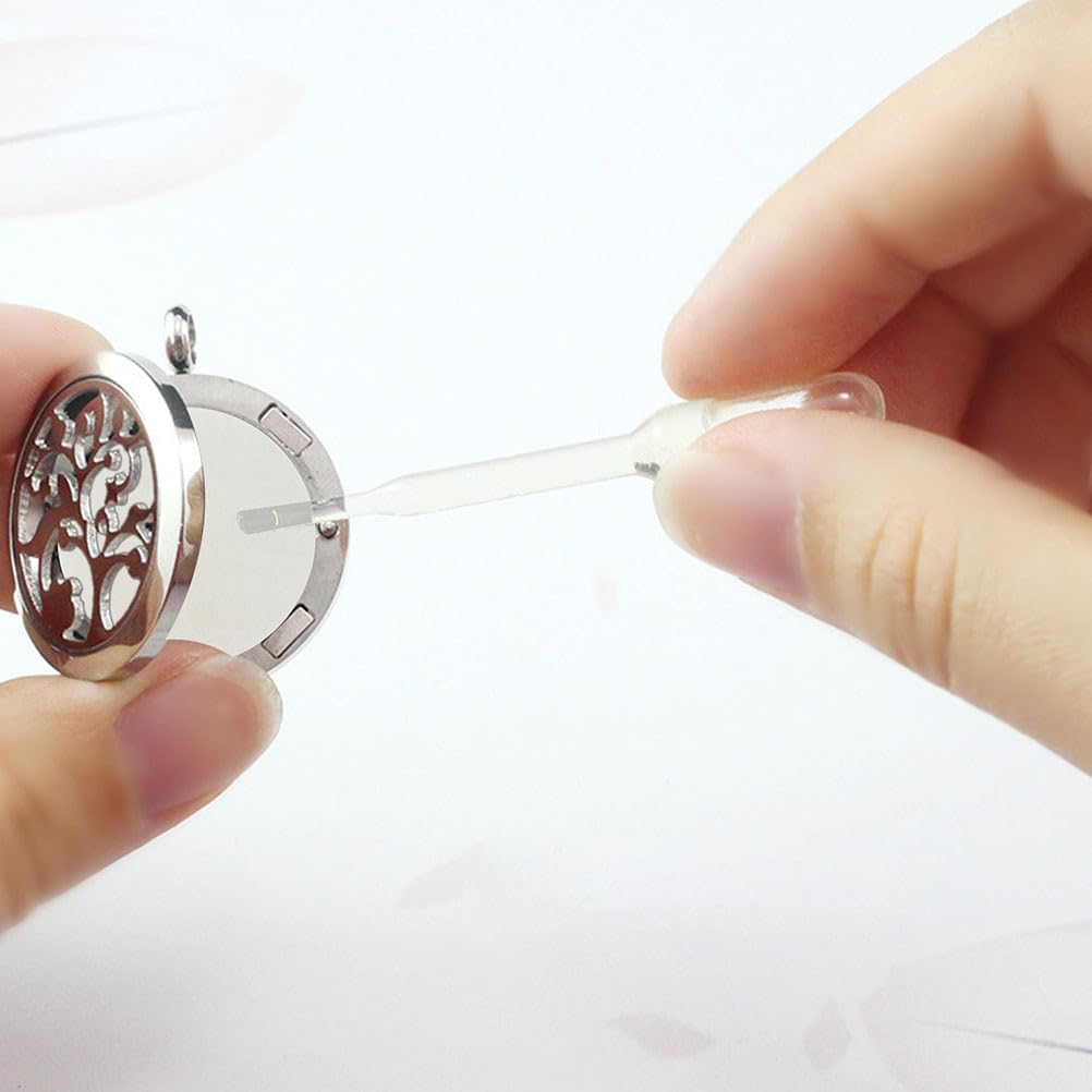 Healifty 100Pcs Round Diffuser Locket Pads