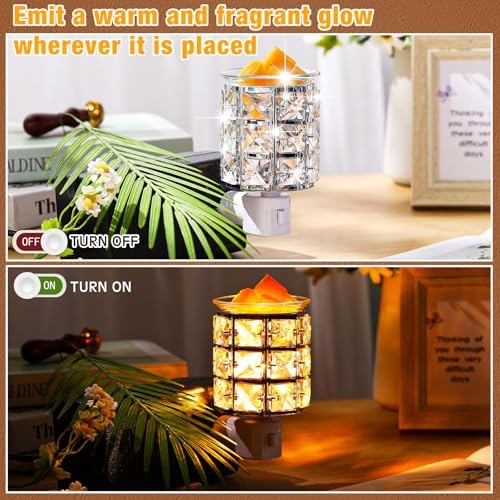 4 Pcs Wall Plug In Wax Warmer Crystal Fragrance Diffuser