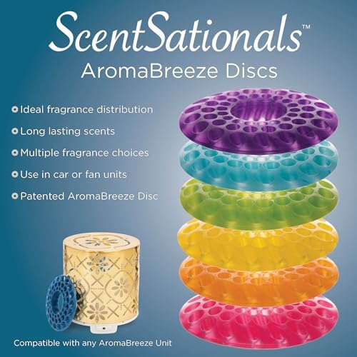 ScentSationals AromaBreeze Fan Fragrance Unit - Electric Air Freshener for Home