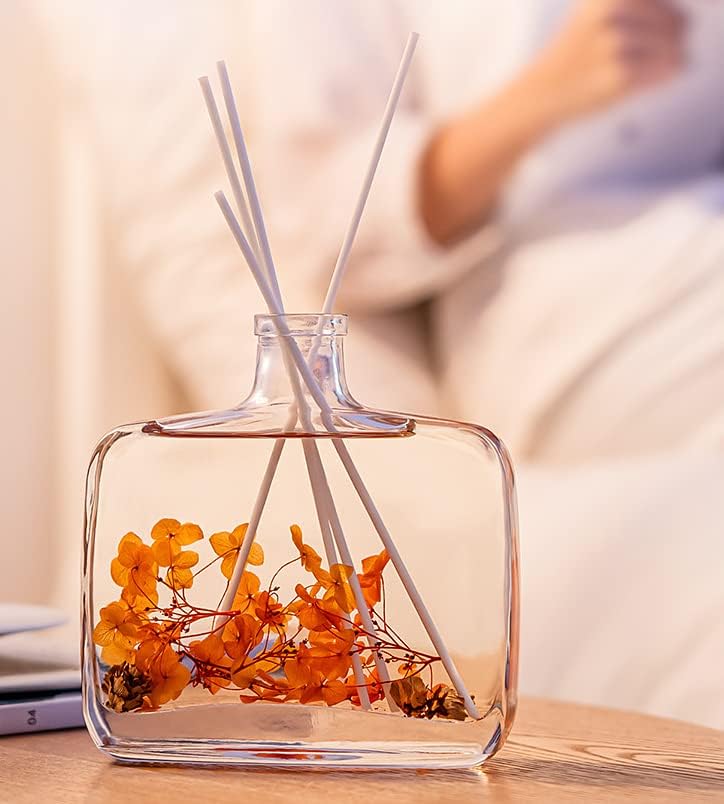 1Pcs 200ml Clear Glass Diffuser Bottle for Aromatherapy