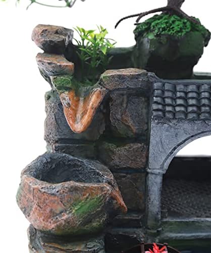 116 Inch Tabletop Fountain with LED Lights