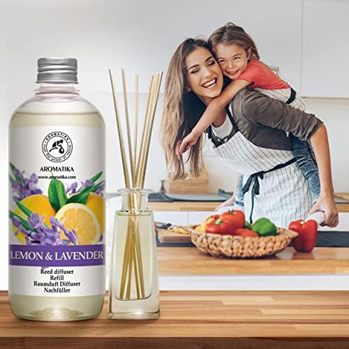 AROMATIKA Lemon Lavender Reed Diffuser Refill 17 Fl Oz