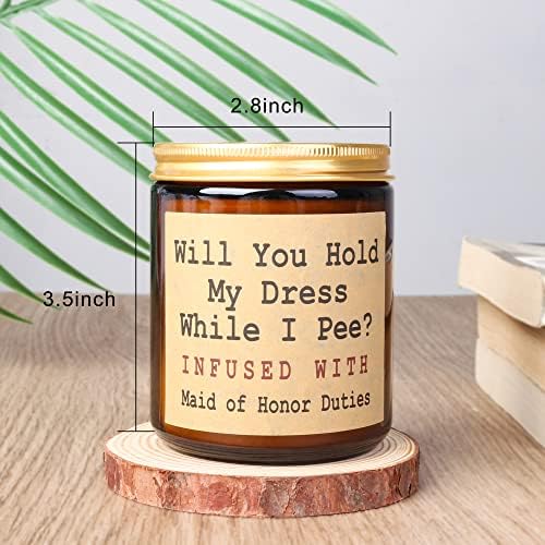 Vanilla Scent Soy Wax Gifts for Women Bridesmaids and Mays